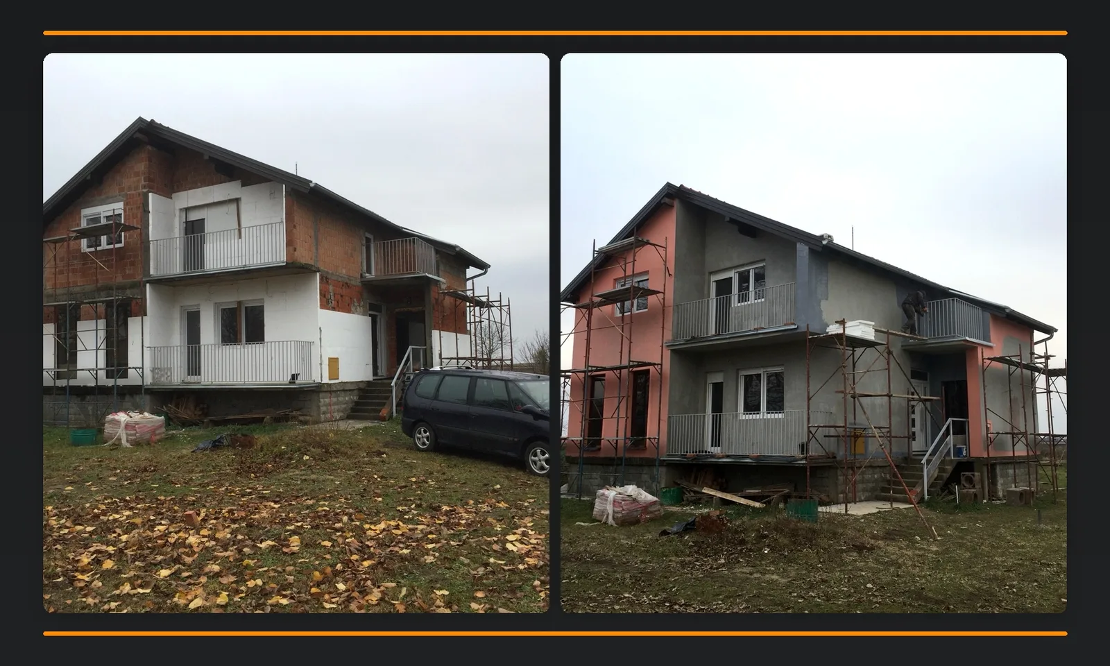 Drugi pogled na fasadu kuće nakon radova 1440MM Osijek